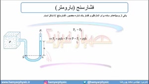 جلسه 75 فیزیک دهم - فشار در شاره‌ها 7 و مانومتر - مدرس محمد پوررضا