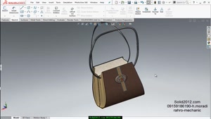 آموزش سالیدورک فیلم نرم افزار solidworks تمرین 116