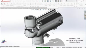 آموزش سالیدورک 2017 فیلم تمرین طراحی solidworks