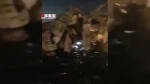 فیلم جدید از حمله انتحاری به اتوبوس حامل نیروهای سپاه 