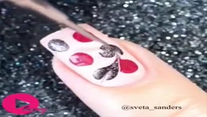 آموزش طراحی لهستانی روی ناخن