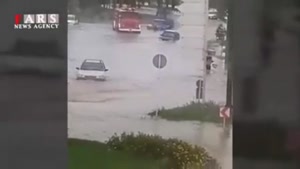  سیلاب در خیابان‌های دزفول