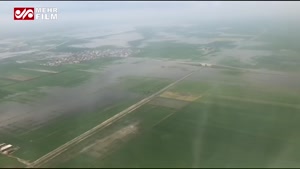  تصاویر هوایی از مناطق سیل زده گلستان   	   	 