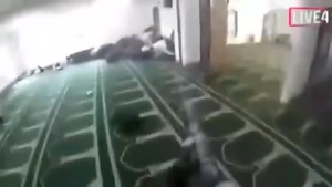 aparat.com _ فیلم  غیر قابل باور حمله فرد مسلح به مسجد النور