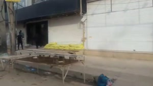 بازار سوسنگرد خوزستان و آماده شدن برای سیلاب