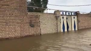 روستای هوفل‌علی‌آباد سوسنگرد هم در آب فرو رفت !