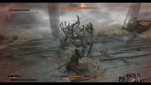 باس فایت Long-arm Centipede Giraffe در بازی Sekiro: Shadows Die Twice 