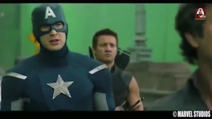 قسمت هایی از پشت صحنه ی فیلم Avengers