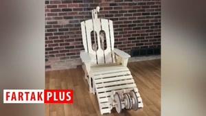 نماشا - صندلی چوبی غیرعادی که ماساژ می‌دهد