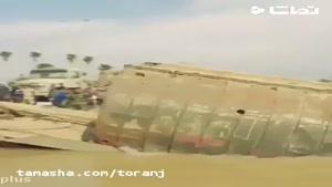 تماشا - تلاش ارتش برای برقراری پل های شناور در منطقه سیل زده جنوب