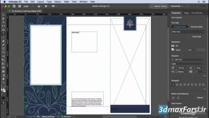 آموزش ایندیزاین InDesign CC 2019 editing text