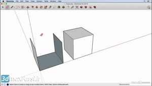آموزش مبتدی اسکچاپ (شروع سریع) SketchUp Drawing Eraser tool