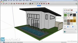 ویدئو آموزشی کار با لیست متریال اسکچاپ SketchUp material list