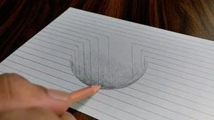 نقاشی سه بعدی برای نشان دادن عمق