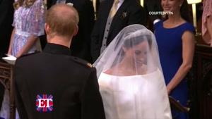 لحظه ورود مگان مارکل در عروسی سلطنتی انگلستان