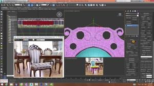 آموزش مدلسازی صندلی کلاسیک در 3D MAX - قسمت 2