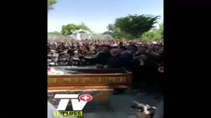 مراسم تشیع جنازه بهنام صفوی در اصفهان