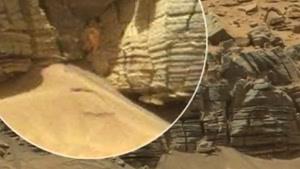 دیده شدن موجودی شبیه به سوسمار در مریخ و افشای آن توسط ناسا