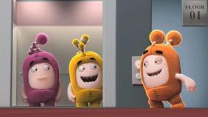 انیمیشن Oddbods -اسلیک و آسانسور