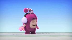 انیمیشن Oddbods - نیوت و دانه‌های برف