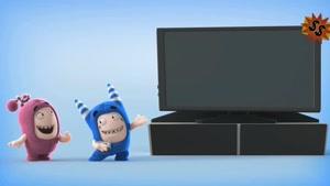 انیمیشن Oddbods -نیوت و تلویزیون سه بعدی