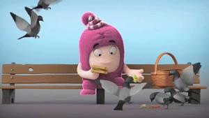 انیمیشن Oddbods - نیوت و کبوترها