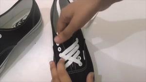 نماشا - سه روش خلاقانه بستن بند کفش های ونس vans