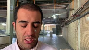 پیچش نخ اکریلیک بر روی ماسوره