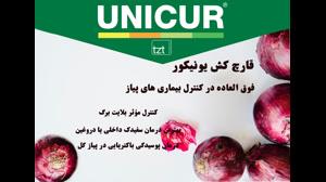  قارچ کش یونیکور | UNICUR با قدرت ماکزیمم در درمان آفات پیاز