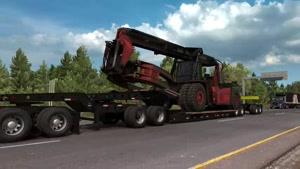 بازی American Truck Simulator-Forest Machinery