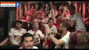 ترانه اتوبوسی بازیکنان پرسپولیس پس از قهرمانی در جام حذفی