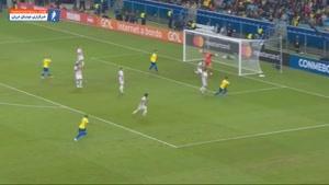 خلاصه بازی برزیل - پاراگوئه مرحله یک چهارم نهایی کوپا آمه‌ریکا