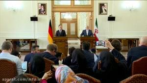 آپارات _ سخنان دکتر ظریف در نشست خبری وزیران خارجه ایران و آلمان