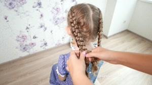 آموزش بافت موهای کودکان قسمت 17