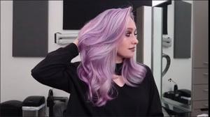 فیلم آموزش  رنگ کردن مو با رنگ مو یاسی