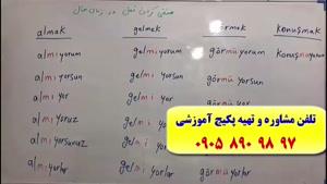 آموزش مکالمه زبان ترکی استانبولی ، لغات و گرامر زبان ترکی استانبولی