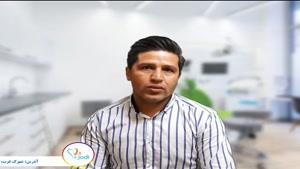 کاشت ایمپلنت دندان - فیلم رضایتمندی بیمار آقای  رجبی