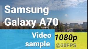 نمونه فیلمبرداری 1080p با دوربین فوق عریض گلکسی A70