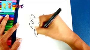 گربه ملوس پولدار - آموزش نقاشی کودکان 