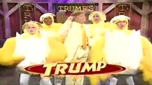 ترامپ و تبلیغ بال مرغ قبل از ریاست جمهوری 😄