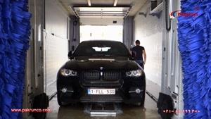 شستشوی BMW X6 با دستگاه کارواش اتوماتیک Mnex 22