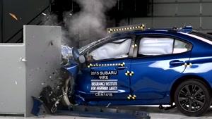  تست تصادف ماشین  Subaru WRX  2015