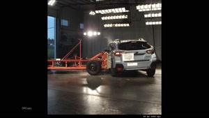  تست تصادف ماشین  Subaru Crosstrek  2018