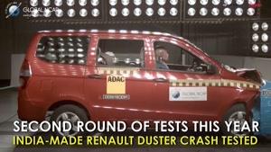  تست تصادف ماشین  Renault Duster 2018