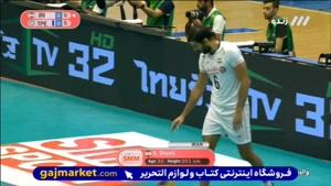 ست اول بازی والیبال ایران و چین تایپه
