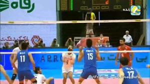 خلاصه بازی والیبال ایران و چین
