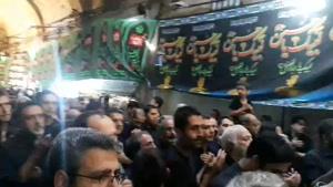 عزاداری سرور و سالار شهيدان در بازار تهران