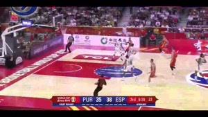 خلاصه بسکتبال اسپانیا - پورتوریکو