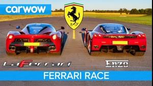 مسابقه سرعت بین Ferrari Enzo و LaFerrari