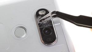 آموزش تعمیر لنزهای دوربین شکسته LG V20